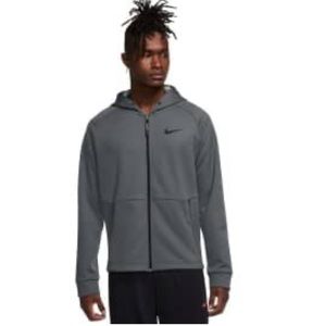 Nike men’s gray zip up hooded jacket Size XL